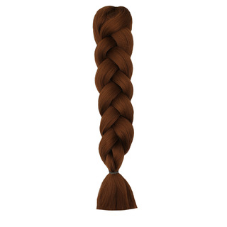 32 канекалон 2 Braids (1,3 м 100гр) Красно-коричневый