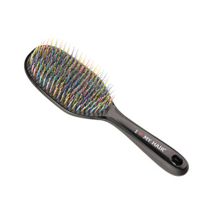 Парикмахерская щетка I LOVE MY HAIR "CRAZY BRUSH" 1302 черная L