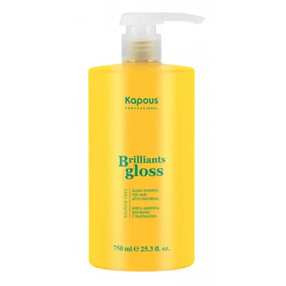 Блеск-шампунь для волос 750 мл Brilliants gloss KAPOUS