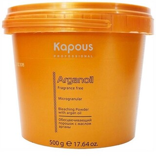Обесцвечивающий порошок с маслом арганы для волос серии "Arganoil" 500 гр