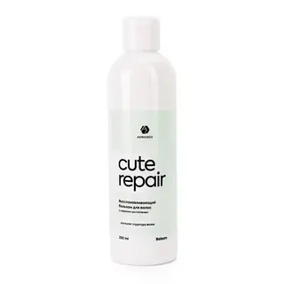 Восстанавливающий шампунь для волос ADRICOCO CUTE REPAIR с морским коллагеном, 400 мл