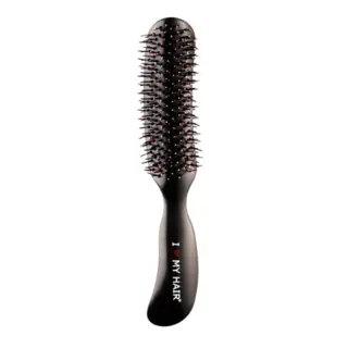 Щетка I LOVE MY HAIR "Therapy Brush" черная глянцевая M