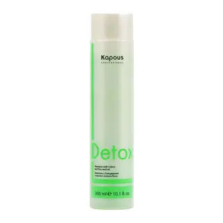 Шампунь для волос с Сельдереем и маслом семени Льна серии "Detox" 300 мл KAPOUS
