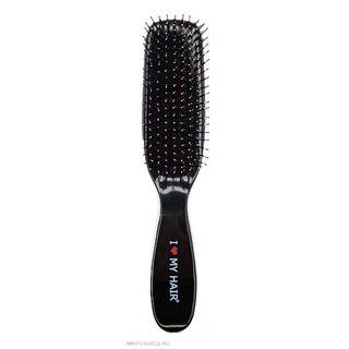Парикмахерская щетка I LOVE MY HAIR "Spider" 1501 черная глянцевая M