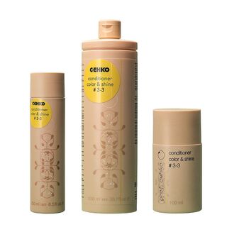 #3-3 prof.cehko Кондиционер для цвета и блеска, 250 мл./Conditioner color & shine, 250 ml