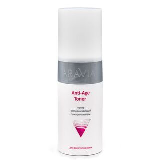 ARAVIA Professional Тонер омолаживающий с ниацинамидом Anti-Age Toner, 150 мл/12