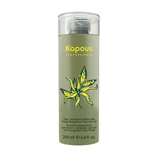 KAPOUS Бальзам-кондиционер для волос с эфирным маслом цветка дерева Иланг-Иланг 200 мл