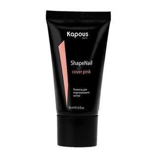 Полигель Камуфлирующий розовый для моделирования ногтей 30мл "Shape Nail" KAPOUS